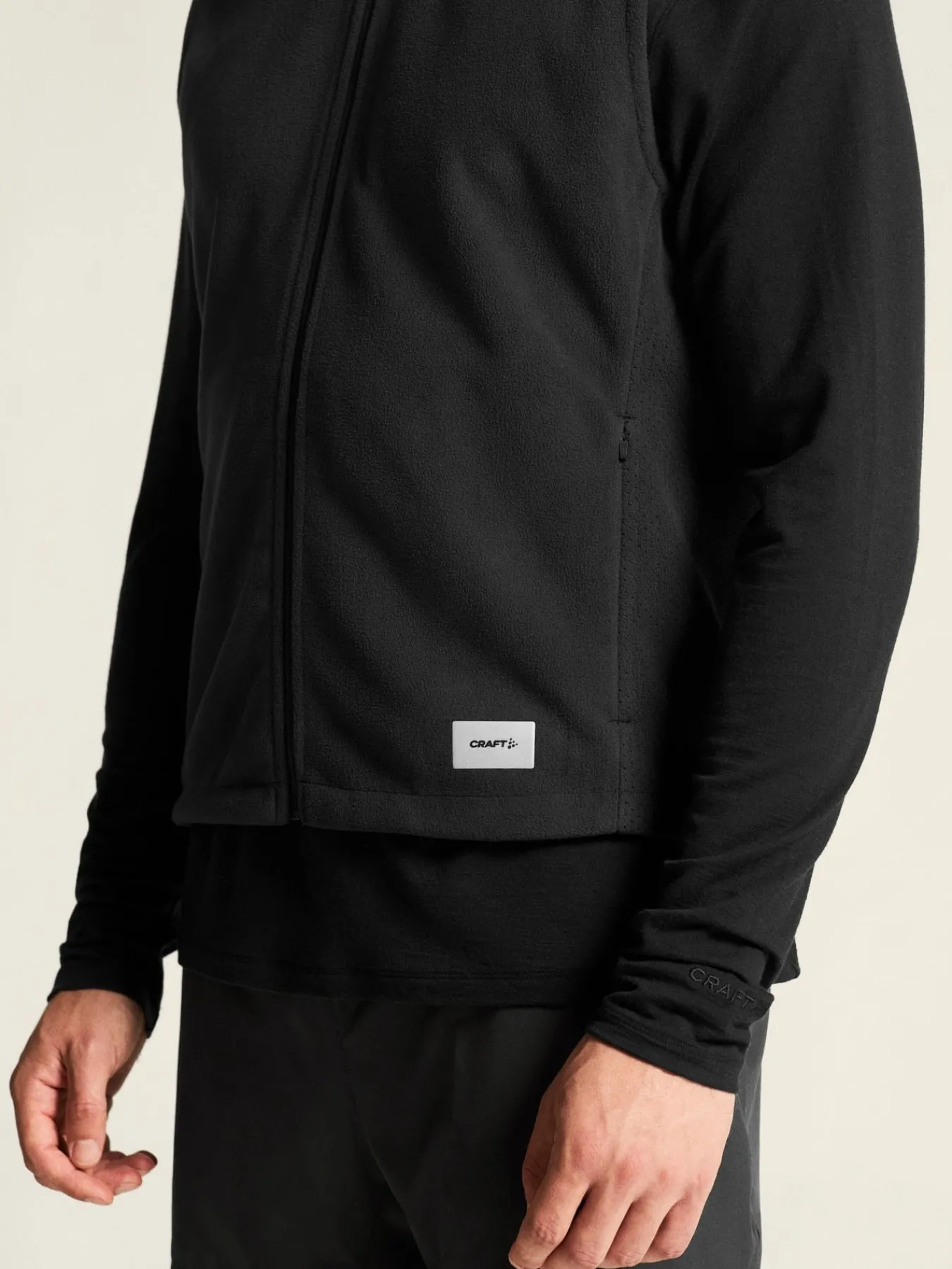 Jakker & Vester|Løping>Craft Sportswear SubZ Fleece Vest M Black