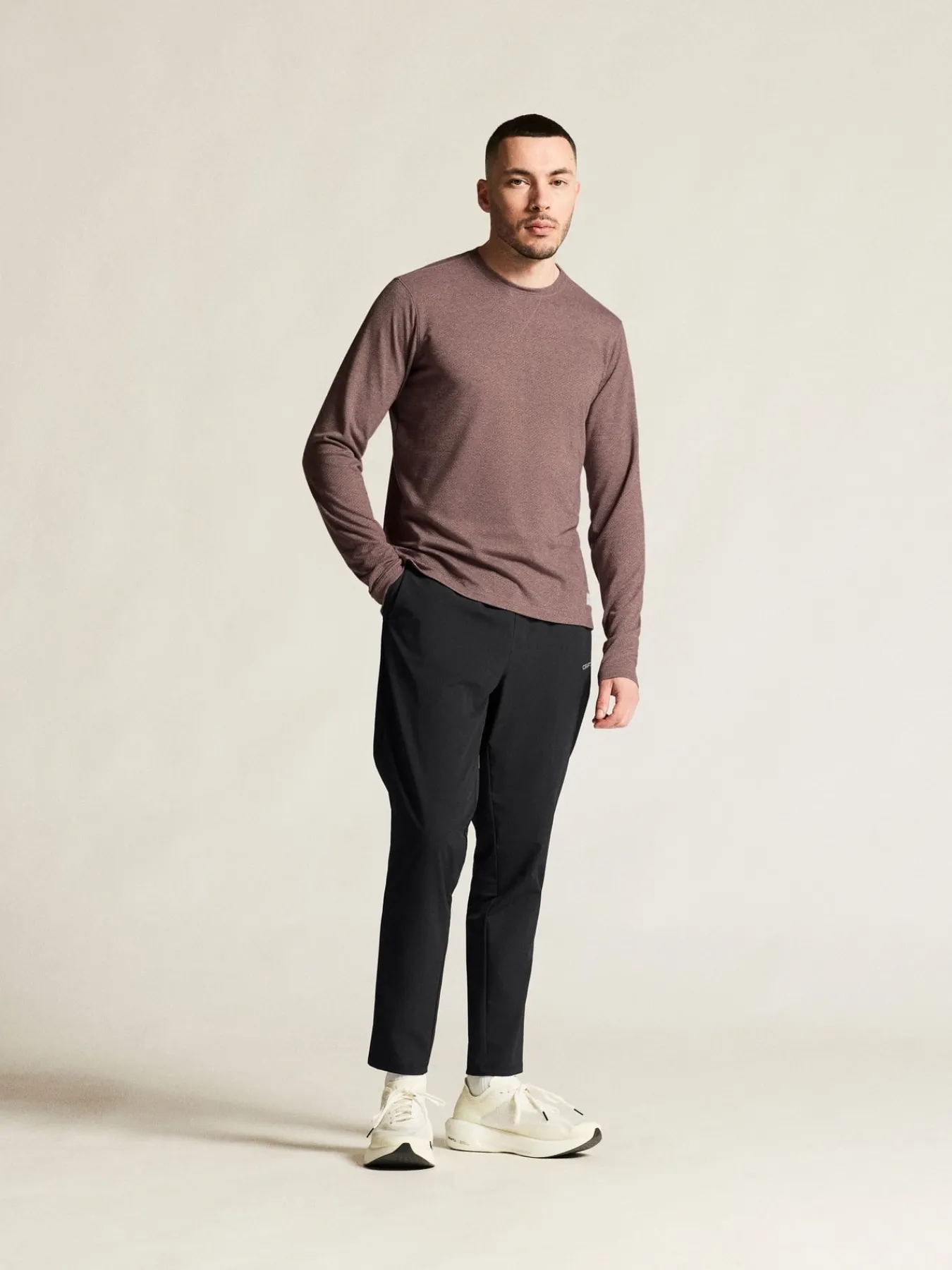 T-Skjorter & Singleter|Løping>Craft Sportswear Thermal Mesh CN M Flint Melange