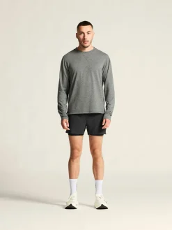 T-Skjorter & Singleter|Løping>Craft Sportswear Thermal Mesh CN M Dk Grey Melange