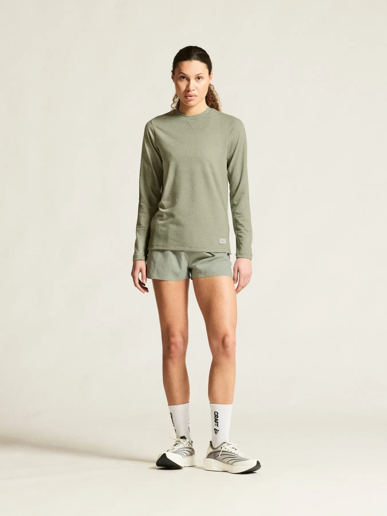 Gensere|Løping>Craft Sportswear Thermal Mesh CN W Pigeon Melange