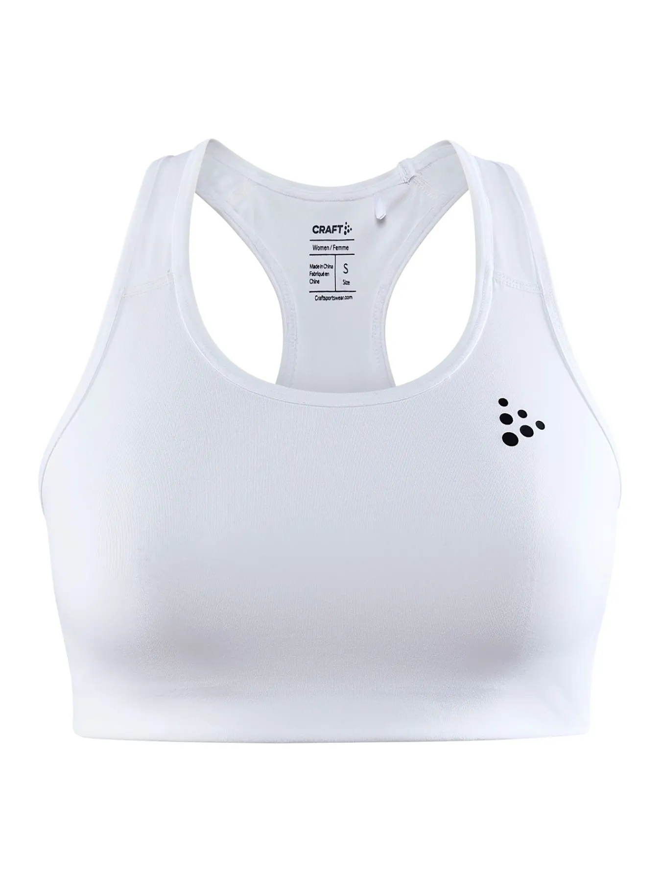 Undertøy|Trening>Craft Sportswear Training Bra Classic White