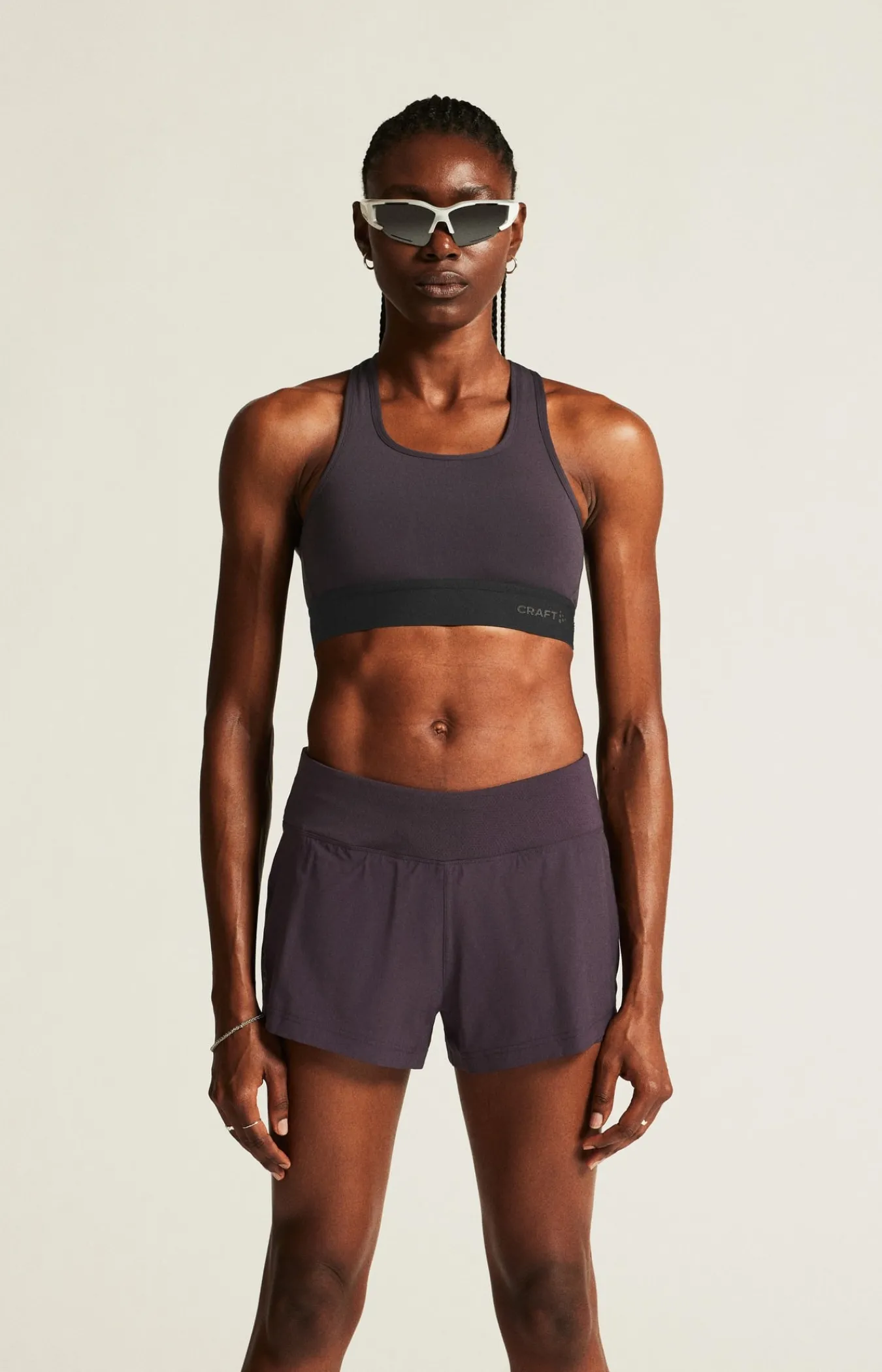 Undertøy|Trening>Craft Sportswear Training Bra Padded W Dk Plum