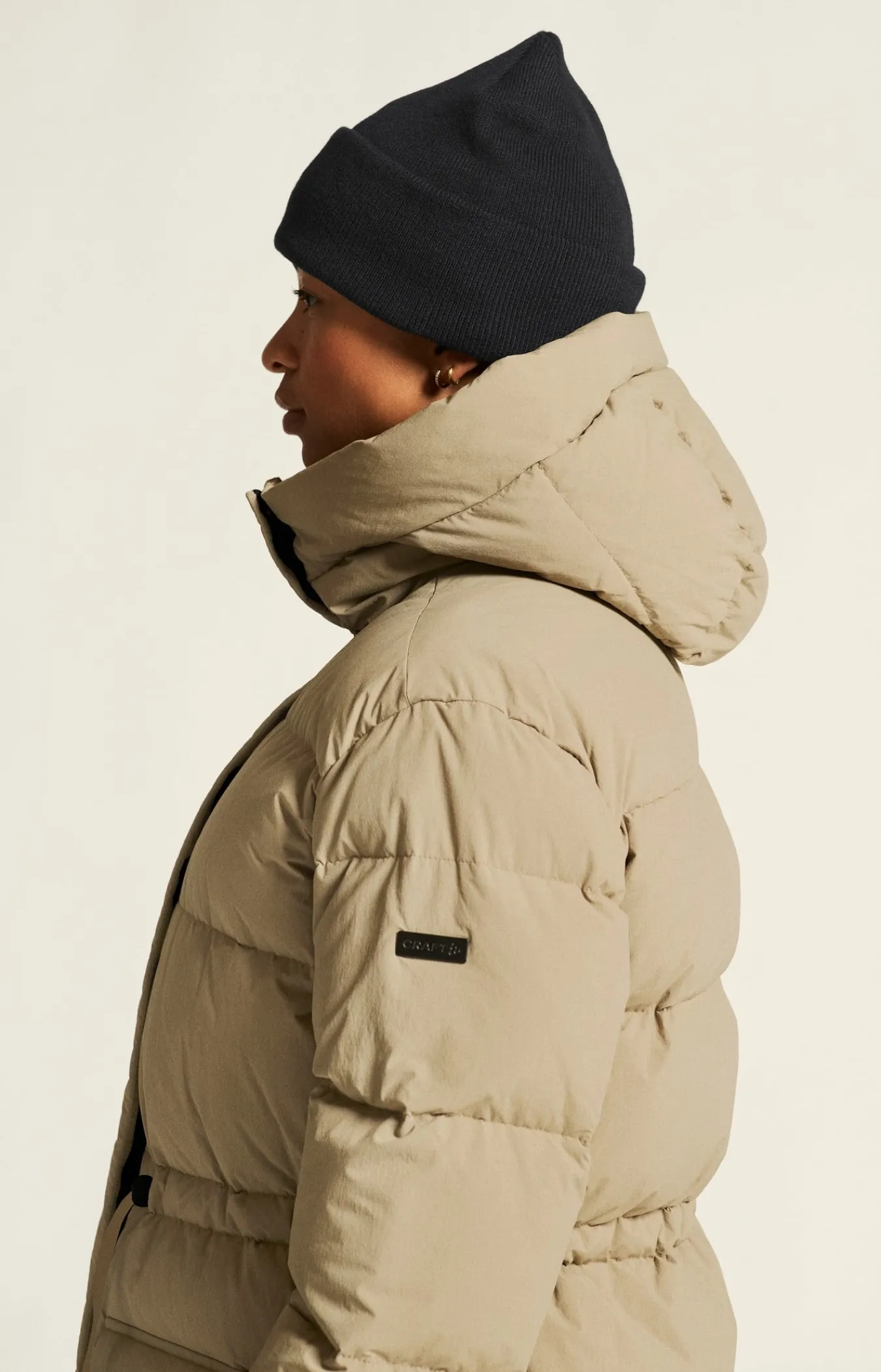 Jakker & Vester>Craft Sportswear Urban Down Puffer Jacket W Taupe