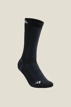 Sokker|Sokker>Craft Sportswear Warm Mid 2-pack Sock Black-White