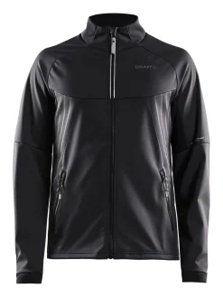 Jakker & Vester>Craft Sportswear Warm Train Jacket M Black-Transparent Grey