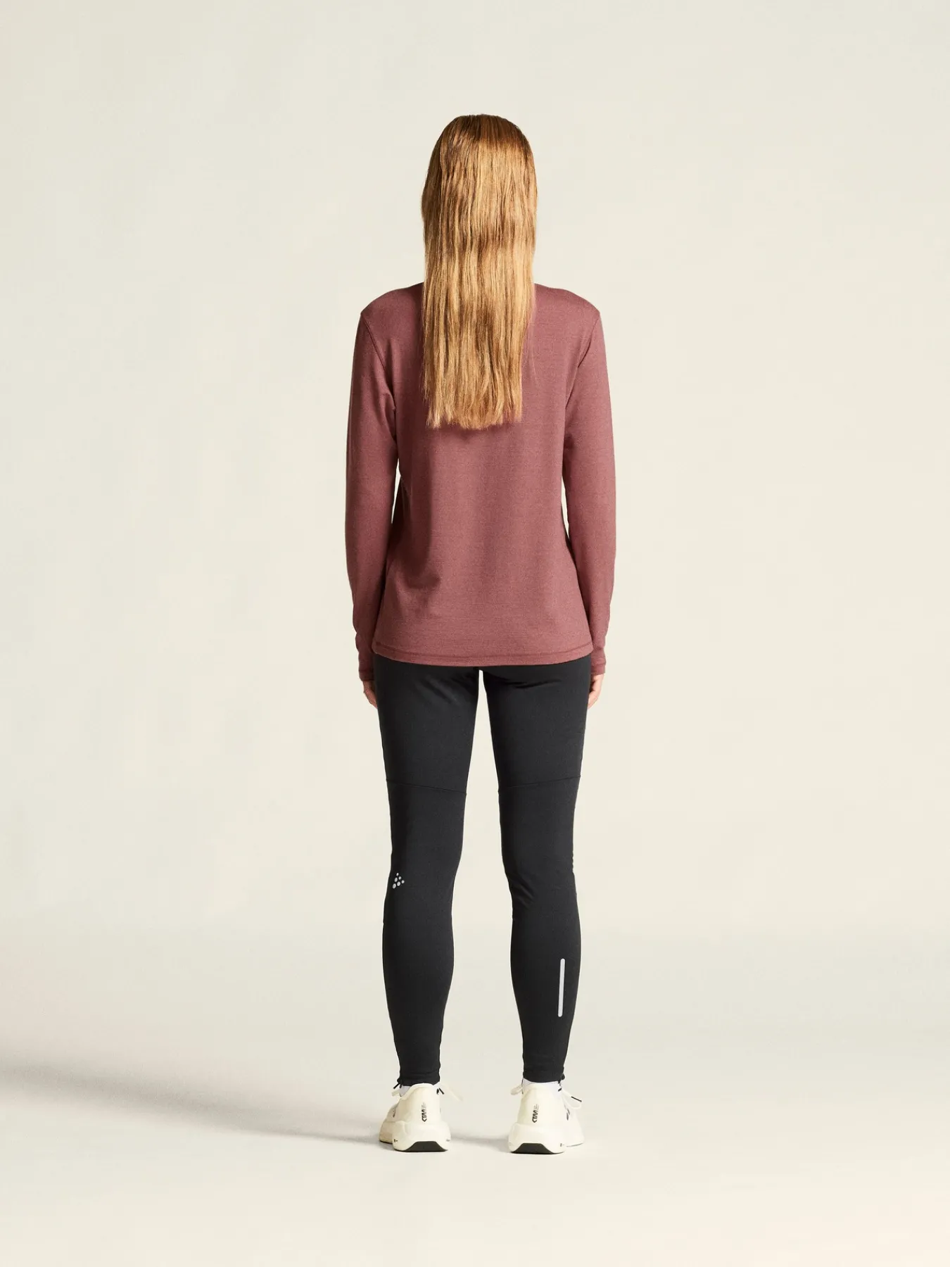 Gensere|Løping>Craft Sportswear Wool Jersey LS CN W Rose Brown