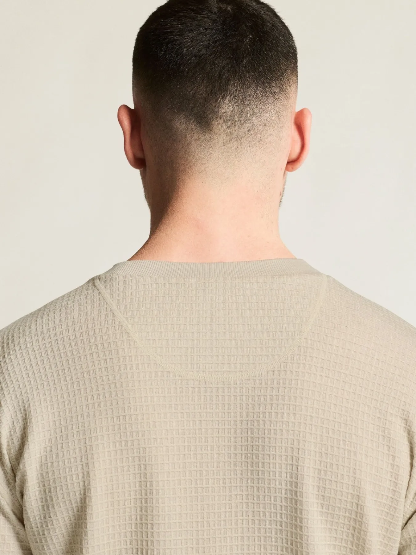 T-Skjorter & Singleter|Løping>Craft Sportswear Wool Waffle RN M Plaster