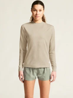 Gensere|Løping>Craft Sportswear Wool Waffle RN W Plaster