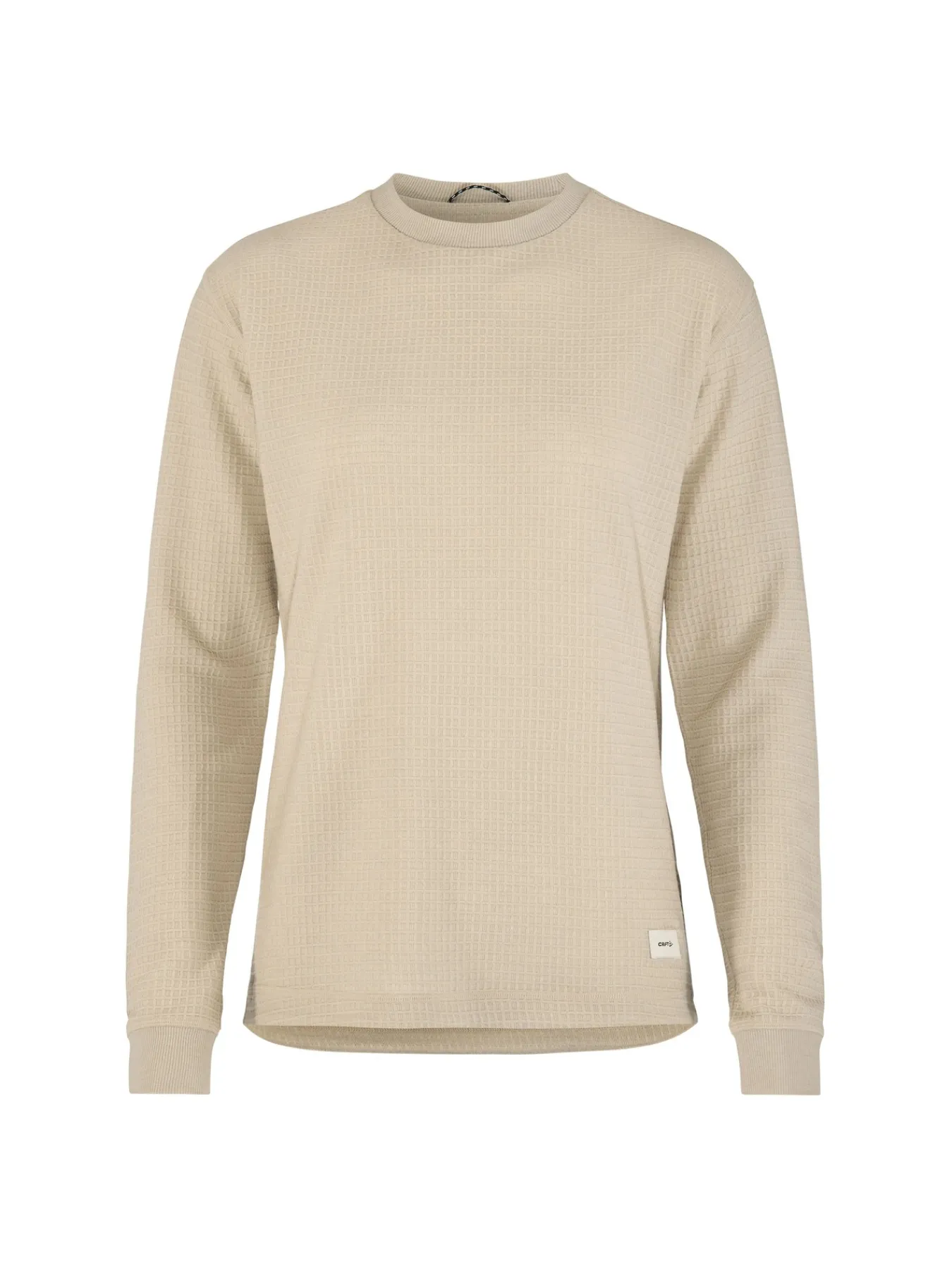 Gensere|Løping>Craft Sportswear Wool Waffle RN W Plaster